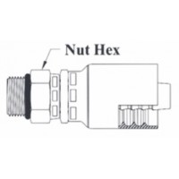 1/4 X 1/4 MALE O'RING BOSS SWIVEL 1/4 X 1/4 MALE O'RING BOSS SWIVEL